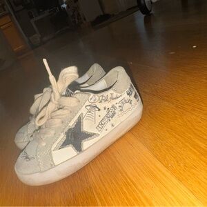 Golden Goose Kids Sneakers with Star Design